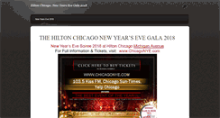 Desktop Screenshot of newyearshiltonchicago.com